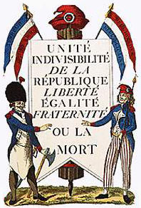 Плакат времен Великой французской революции