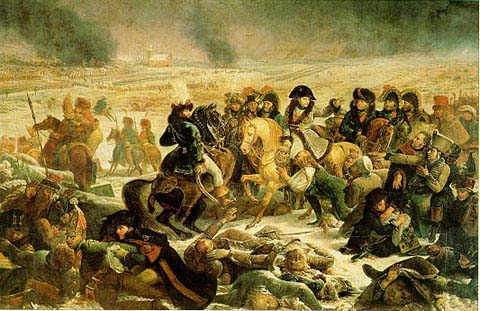 Наполеон на поле битвы при Эйлау