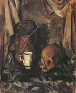 Александр Осмеркин.“Натюрморт с черепом”,1921 Государственный Русский музей